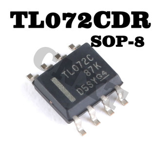 10pcs tl072i tl072idr tl072c tl072cdr sop8 gốc mới bộ khuếch đại op