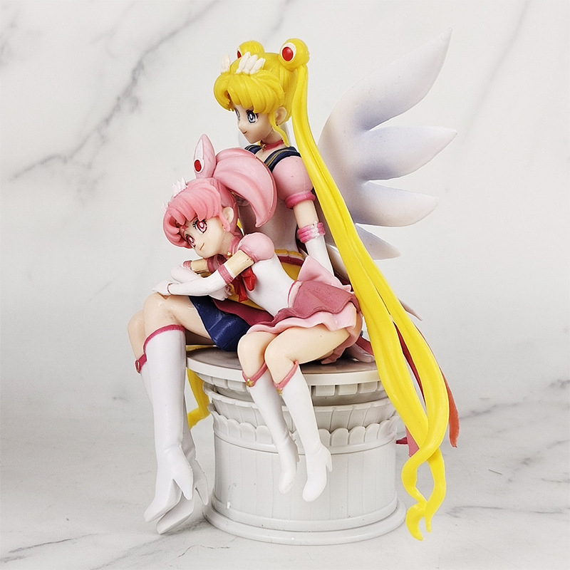 Mô Hình Nhân Vật Tiểu Thuyết Công Chúa chibiusa / Thủy Thủ Mặt Trăng 14cm Bằng pvc