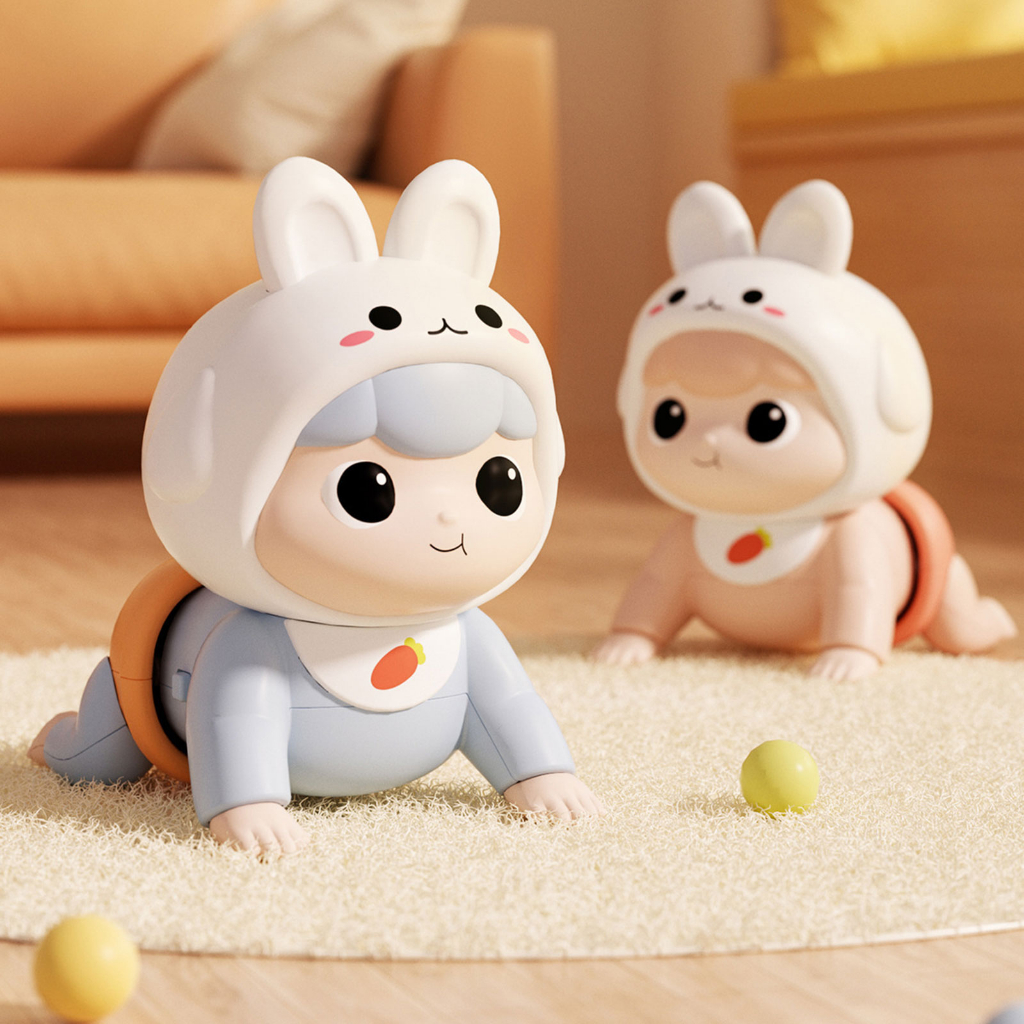 Predolo Búp Bê Bò Điện Tử Có Nhạc Dành Cho Bé 6 Đến 12 Tháng Tuổi