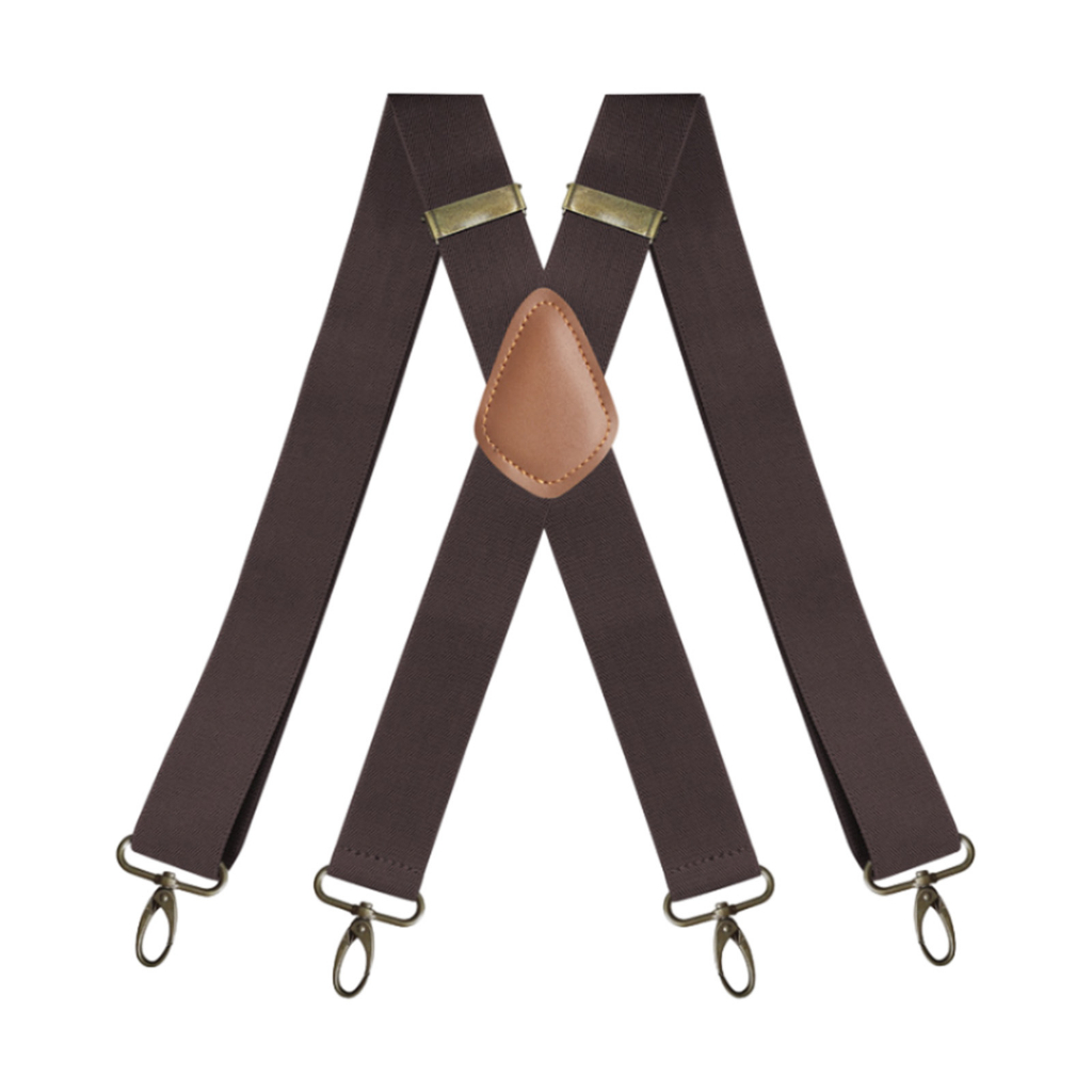 Dây Đai Quần 4 Kẹp Hình Chữ x Rộng 3.5cm Bản Rộng 3.5cm Unisex