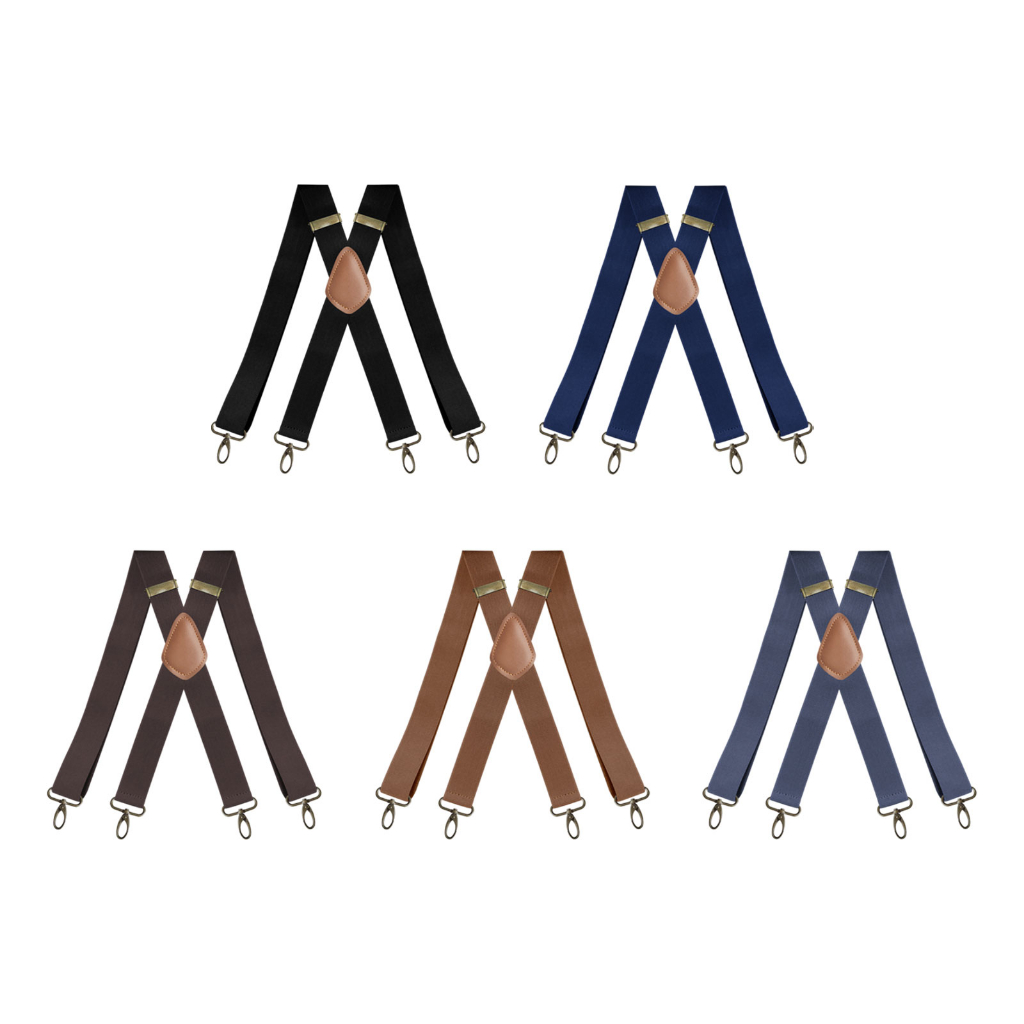 Dây Đai Quần 4 Kẹp Hình Chữ x Rộng 3.5cm Bản Rộng 3.5cm Unisex