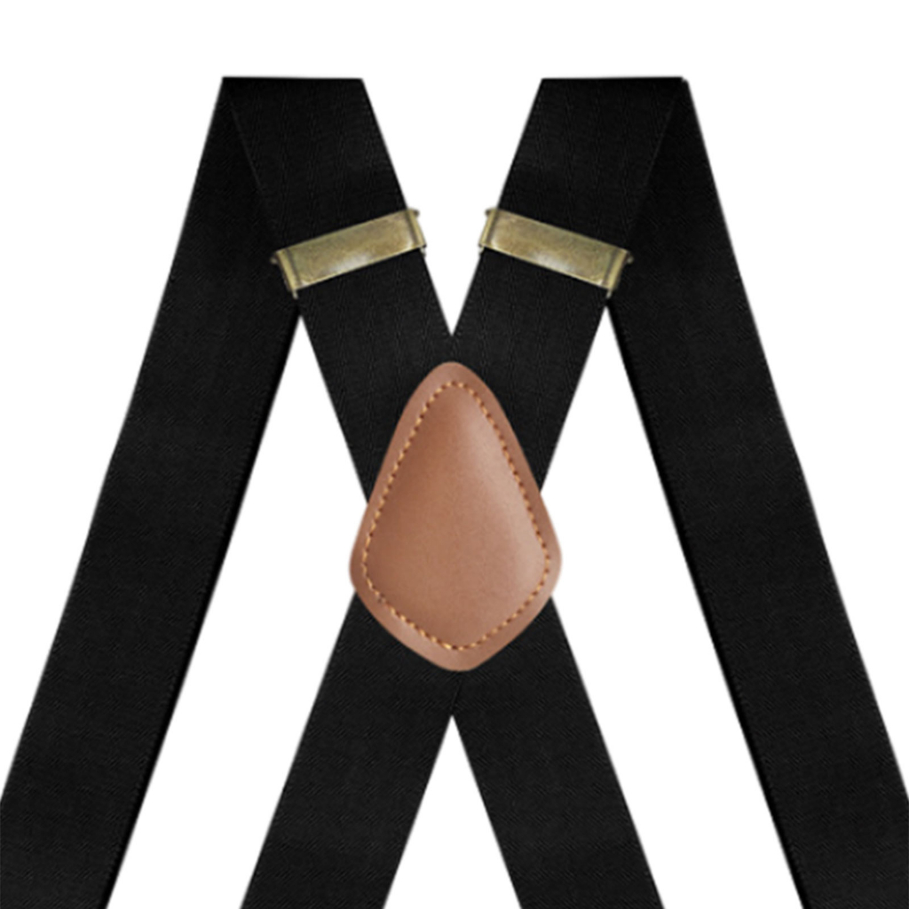 Dây Đai Quần 4 Kẹp Hình Chữ x Rộng 3.5cm Bản Rộng 3.5cm Unisex