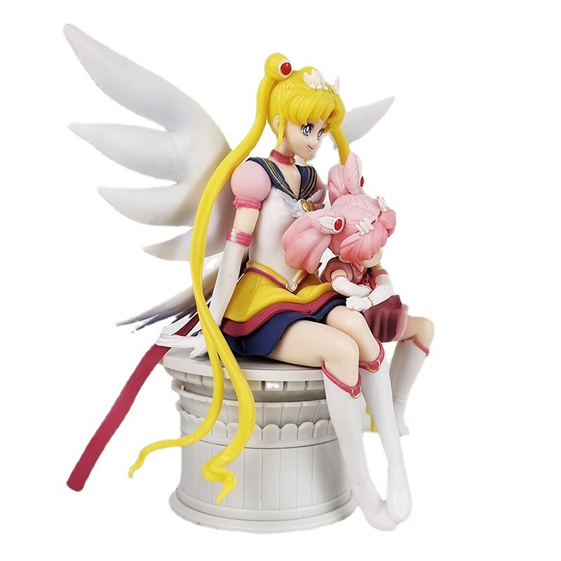 Mô Hình Nhân Vật Tiểu Thuyết Công Chúa chibiusa / Thủy Thủ Mặt Trăng 14cm Bằng pvc