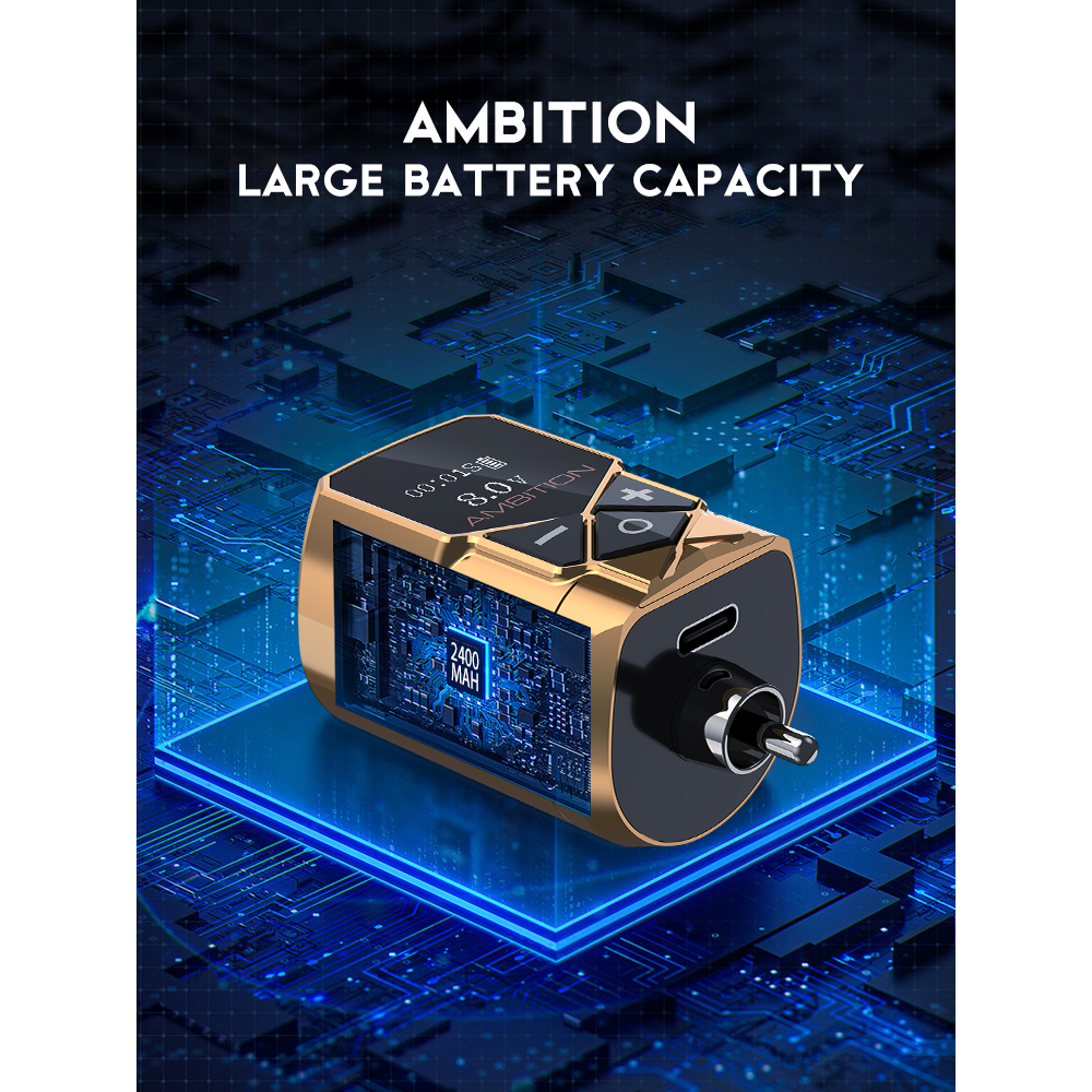 Pin kuark AMBITION RCA 2400mah dung lượng lớn sử dụng 8-10 giờ