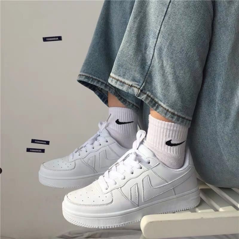 Giày Thể Thao Phong Cách Harajuku Đường Phố Đơn Giản Dễ Phối Đồ