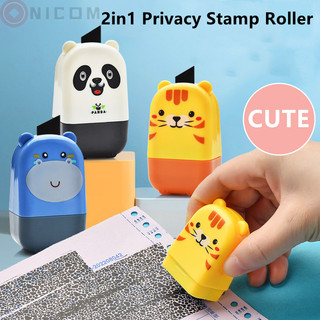 Con dấu lăn có hộp đựng dùng bảo vệ riêng tư 2 trong 1 độc đáo