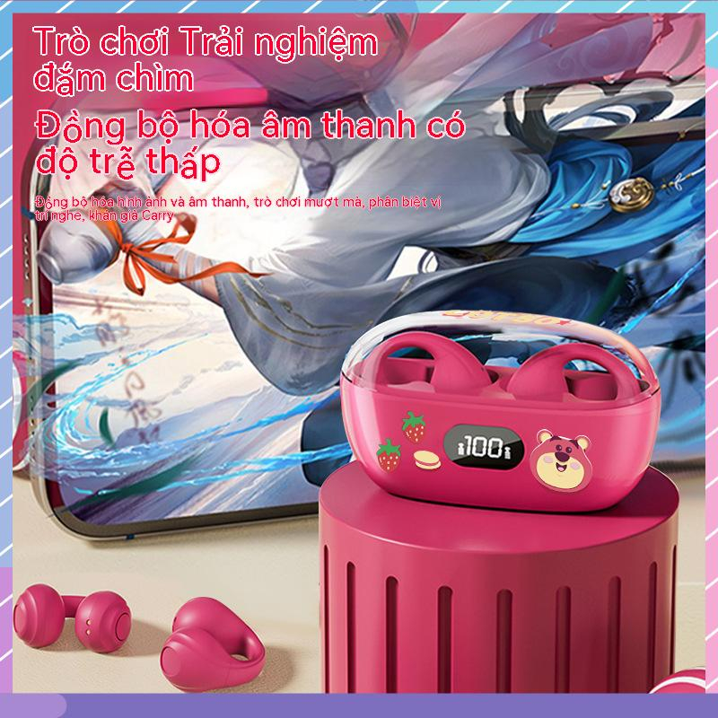 DISNEY Tai Nghe Bluetooth 5.0 Không Dây Có Kẹp Chất Lượng Cao Âm Thanh Sống Động Cho Samsung / Xiaomi / oppo / vivo