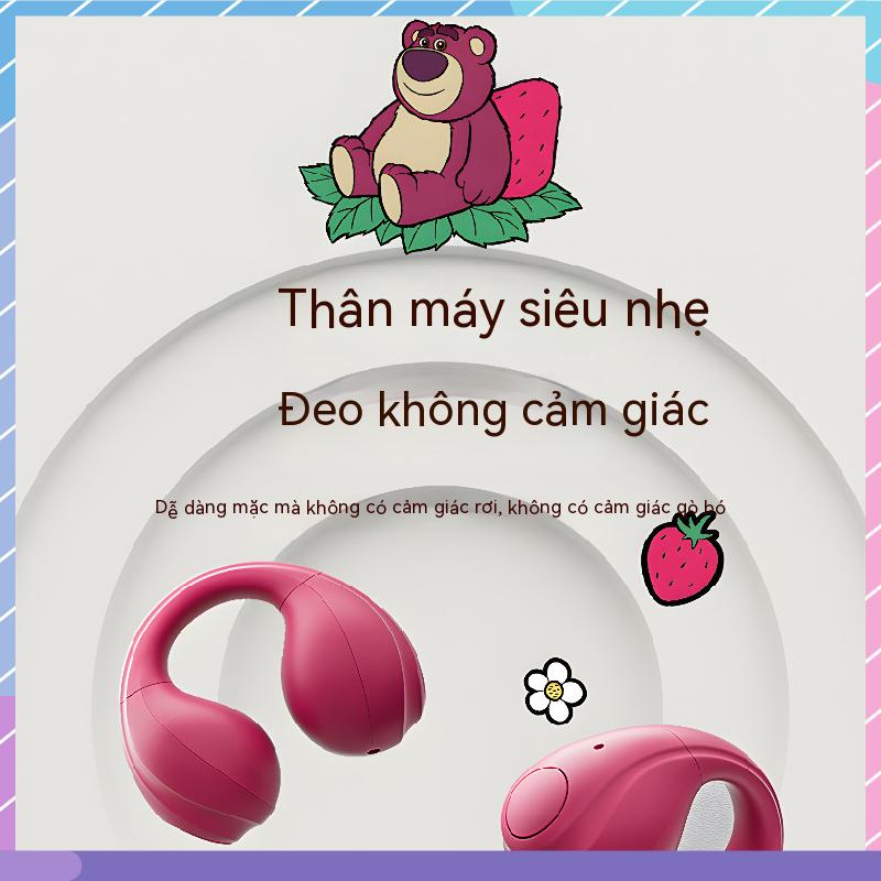 DISNEY Tai Nghe Bluetooth 5.0 Không Dây Có Kẹp Chất Lượng Cao Âm Thanh Sống Động Cho Samsung / Xiaomi / oppo / vivo