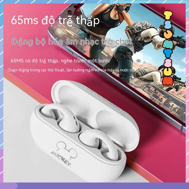 DISNEY Tai Nghe Bluetooth 5.0 Không Dây Có Kẹp Chất Lượng Cao Âm Thanh Sống Động Cho Samsung / Xiaomi / oppo / vivo