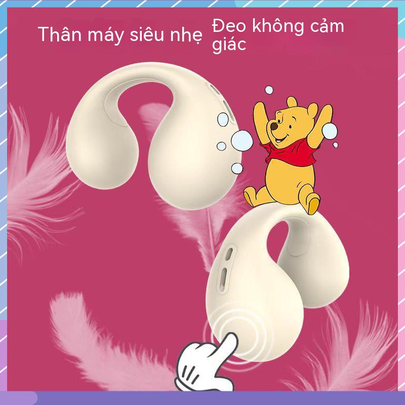 DISNEY Tai Nghe Bluetooth 5.0 Không Dây Có Kẹp Chất Lượng Cao Âm Thanh Sống Động Cho Samsung / Xiaomi / oppo / vivo