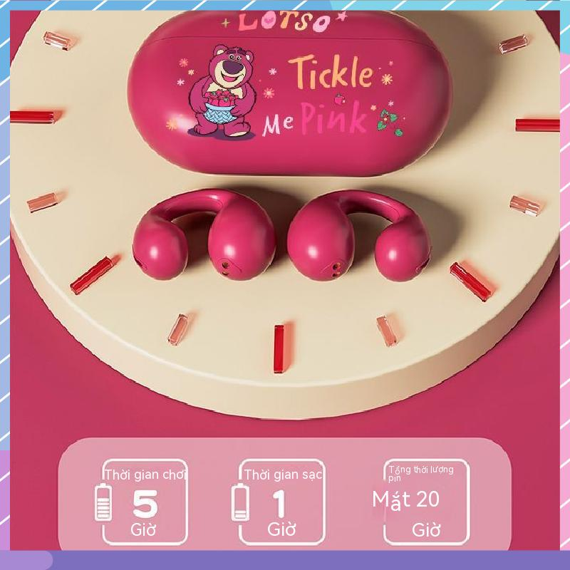 DISNEY Tai Nghe Bluetooth 5.0 Không Dây Có Kẹp Chất Lượng Cao Âm Thanh Sống Động Cho Samsung / Xiaomi / oppo / vivo