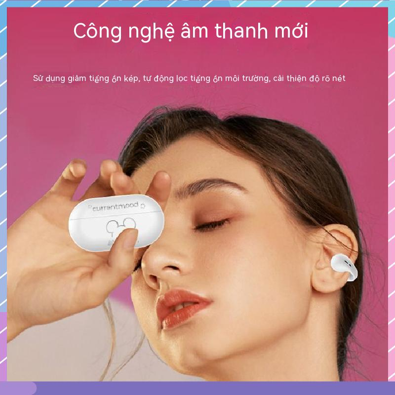 DISNEY Tai Nghe Bluetooth 5.0 Không Dây Có Kẹp Chất Lượng Cao Âm Thanh Sống Động Cho Samsung / Xiaomi / oppo / vivo