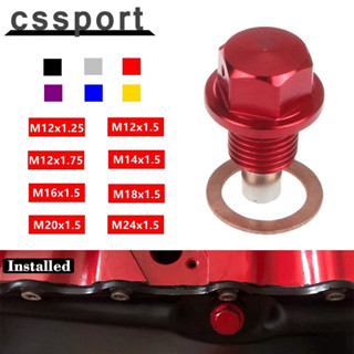 M12 M14 M16 M18 M20 Kích Thước Đầy Đủ Từ Dầu Xả Cắm Hộp Số Dầu Bể Xả Cắm Đai Ốc Hợp Kim Nhôm Xả Dầu Bể Đai Ốc