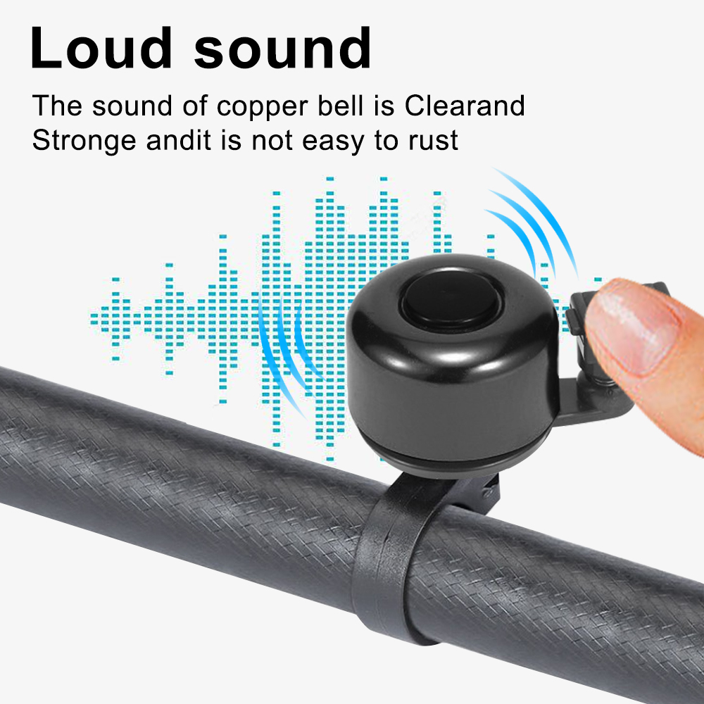 Chuông mini bằng hợp kim nhôm cho xe đạp leo núi FF86