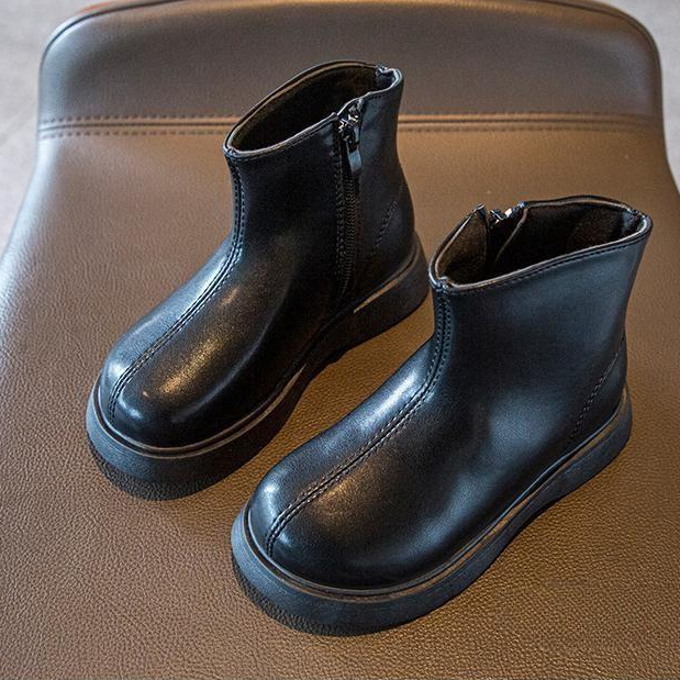 Giày Bốt Martin Da Mềm Thoải Mái Thời Trang Xuân Thu Cho Bé