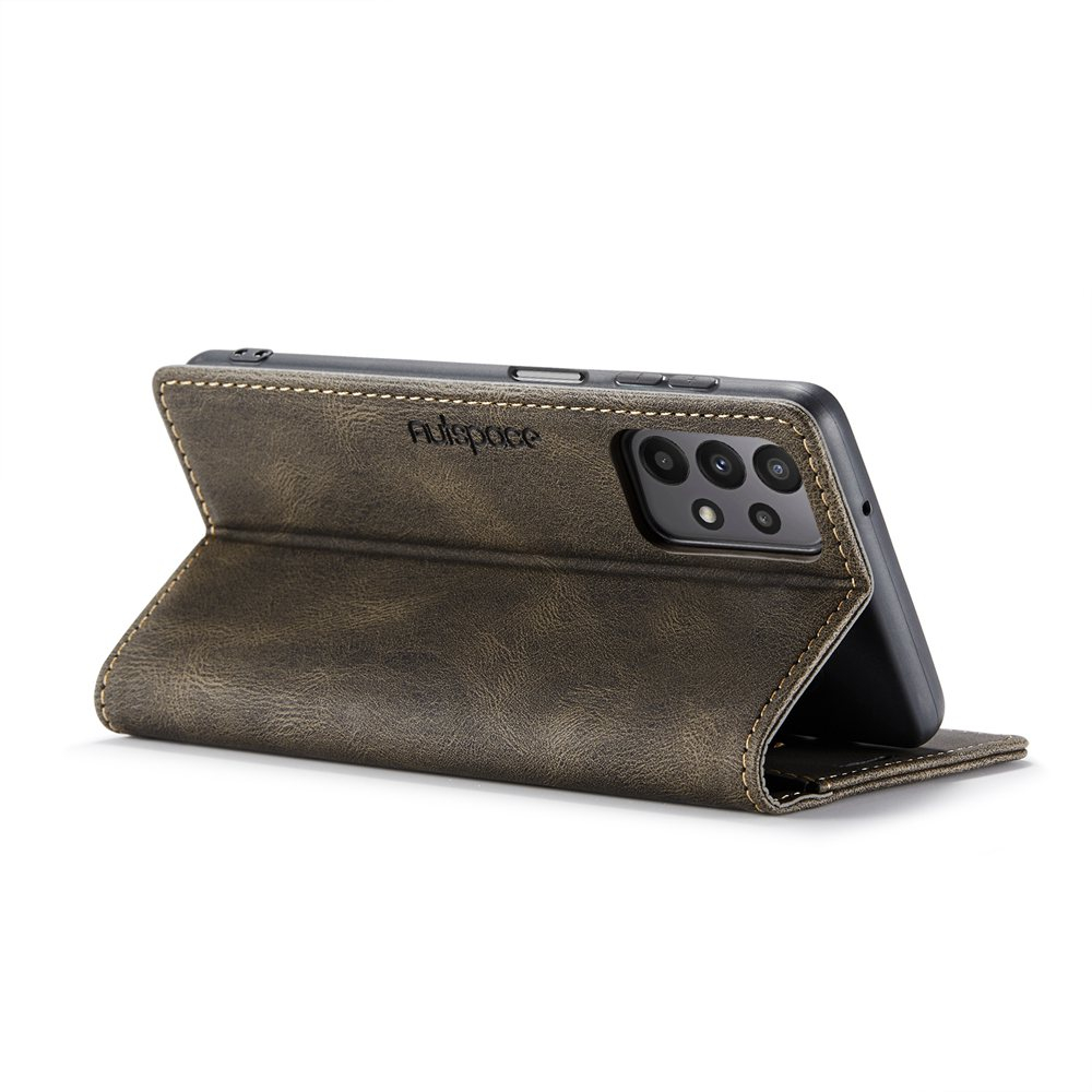 Bao Da Điện Thoại Nắp Lật Từ Tính Phong Cách Retro Cho Samsung Galaxy A04 A04S A12 A13 A14 A23 A24 A33 A34 A53 A54 A73