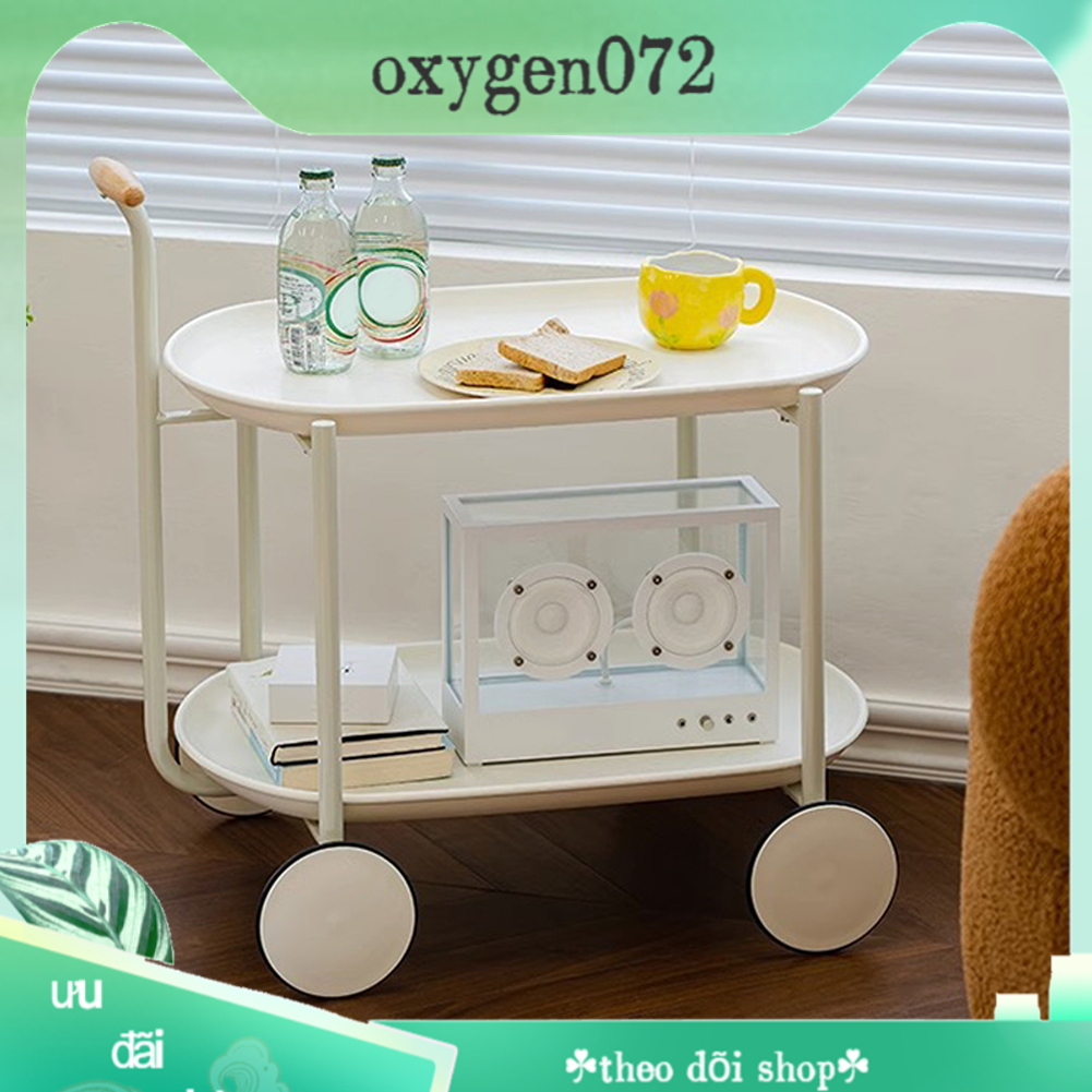 Kệ để đồ có bánh xe - xe đẩy phòng tắm - Xe Đẩy Spa 2 Tầng - Bàn ghế sofa có thể tháo rời cho phòng ngủ khách - Oxygen072