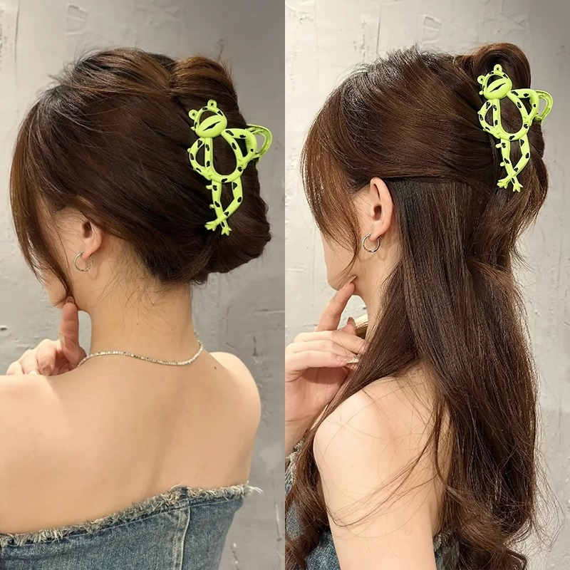 Kẹp Tóc Hình Chú Ếch Vui Nhộn Thời Trang Mùa Hè Cho Nữ
