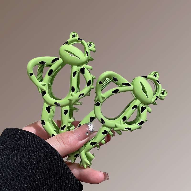 Kẹp Tóc Hình Chú Ếch Vui Nhộn Thời Trang Mùa Hè Cho Nữ