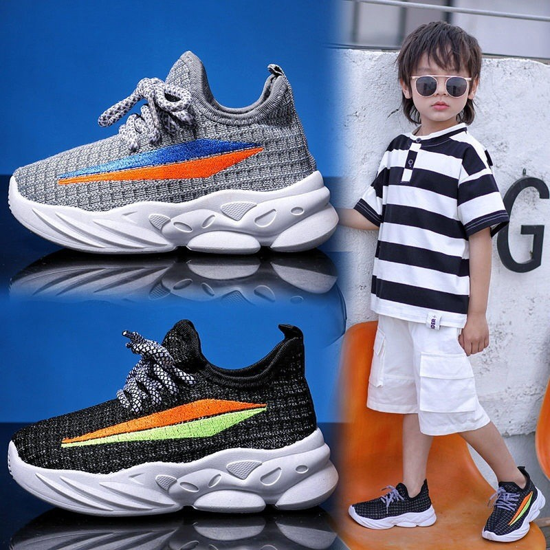 Giày Thể Thao Siêu Nhẹ Thoáng Khí Thời Trang Cho Bé