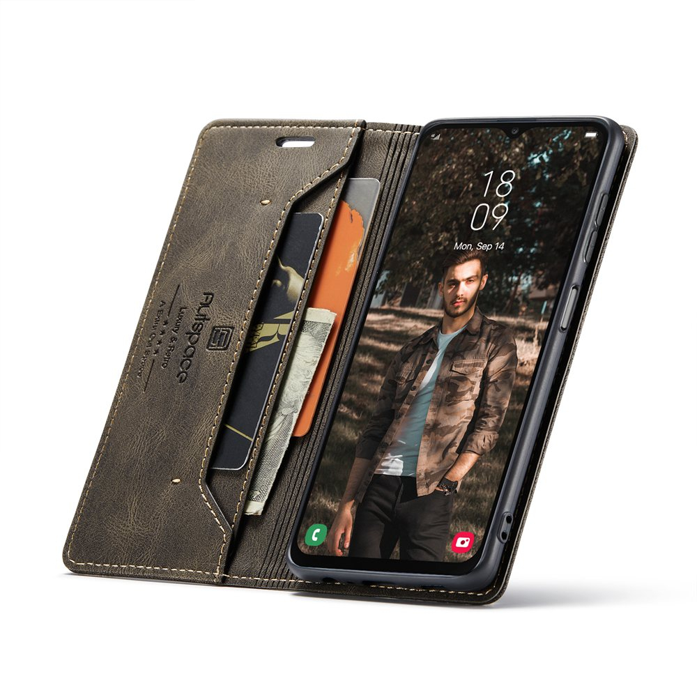 Bao Da Điện Thoại Nắp Lật Từ Tính Phong Cách Retro Cho Samsung Galaxy A04 A04S A12 A13 A14 A23 A24 A33 A34 A53 A54 A73