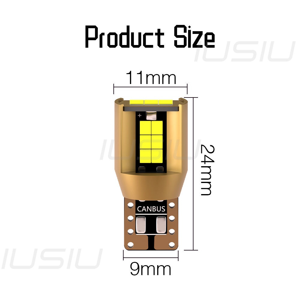 Đèn Led T10 194 W5W WY5W 2016 18SMD Ánh Sáng Trắng Cao Cấp Cho Xe Ô Tô