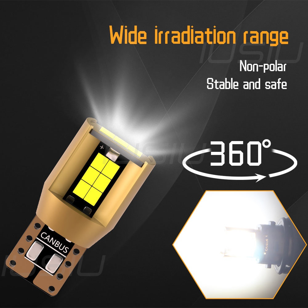 Đèn Led T10 194 W5W WY5W 2016 18SMD Ánh Sáng Trắng Cao Cấp Cho Xe Ô Tô