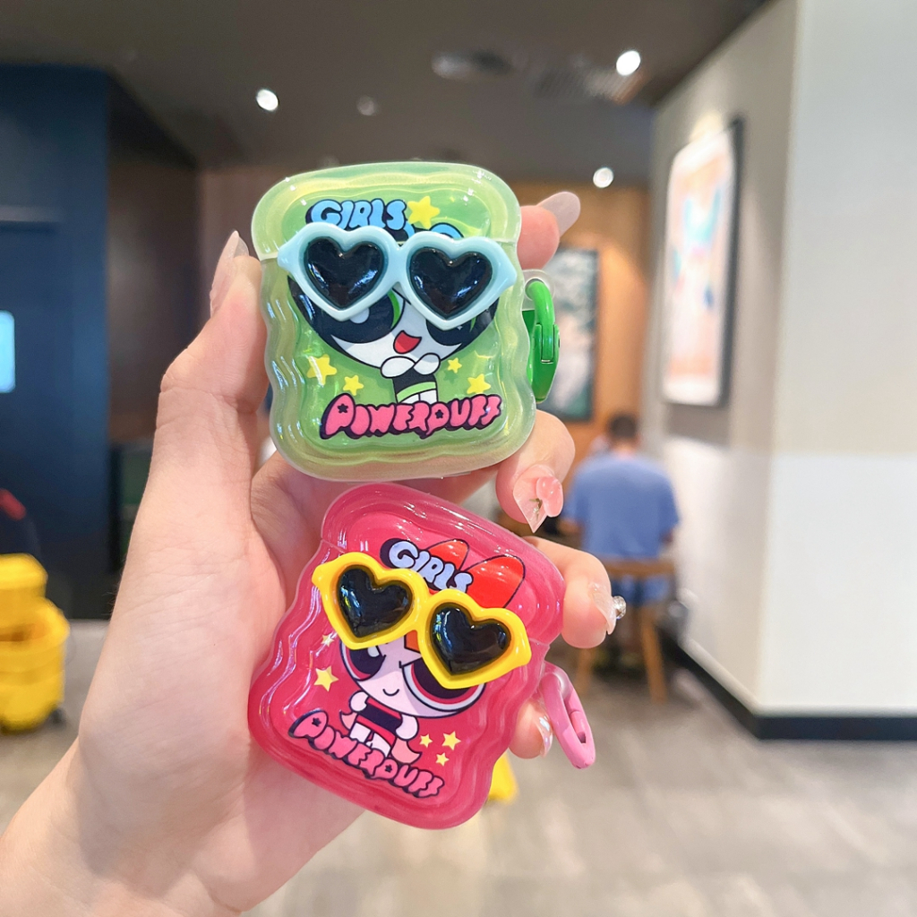 Vỏ Bảo Vệ Hộp Sạc Tai Nghe Airpods pro gen 2 / 1 / 2 / pro Hình Các Cô Gái Siêu Nhân Dễ Thương