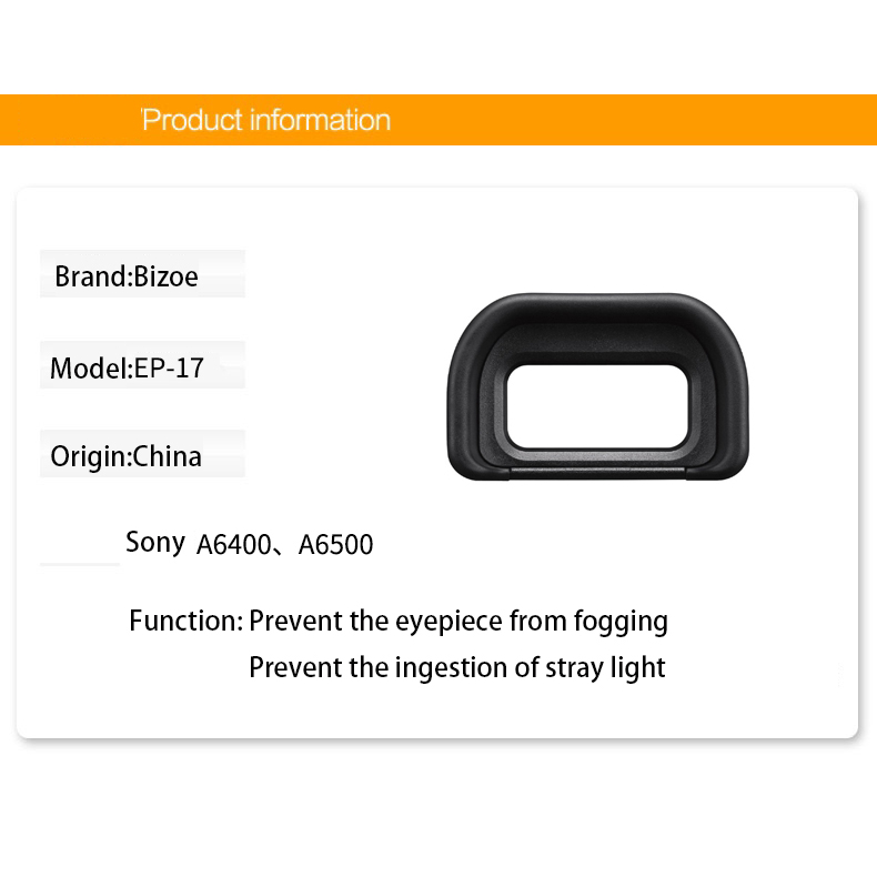 Kính Ngắm Chất Liệu Cao Su EP17 Cho Máy Ảnh Sony A6600 / A6500 / A6400