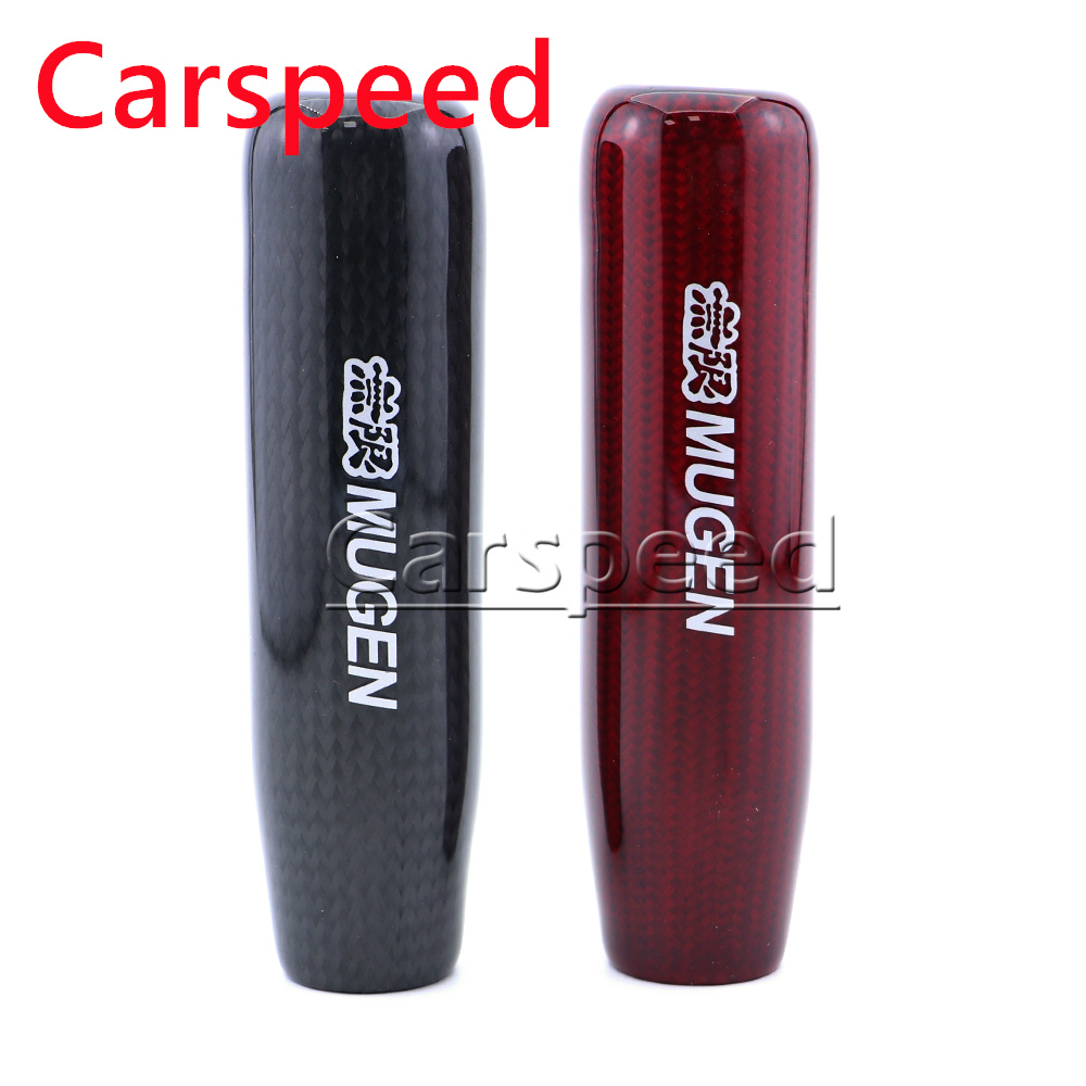 Mugen 13cm Sợi Carbon MT Gear Dịch Chuyển Núm Dành Cho Xe Honda Fit Civic FD2 FN2 EP3 LOẠI R DC2 DC5