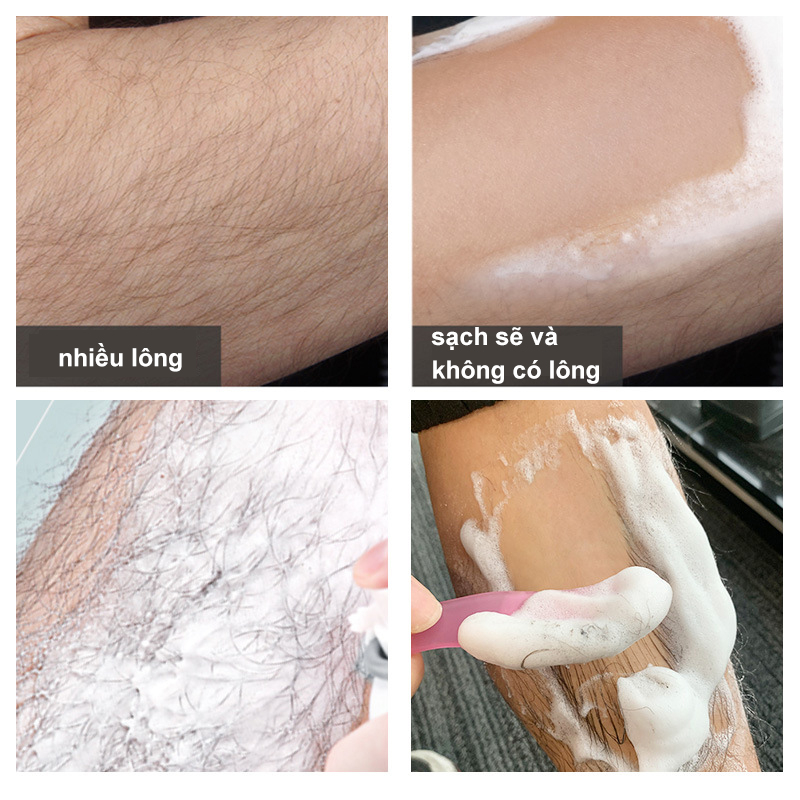 Kem Tẩy Lông Jivara Dạng Xịt Nhẹ Nhàng Không Đau