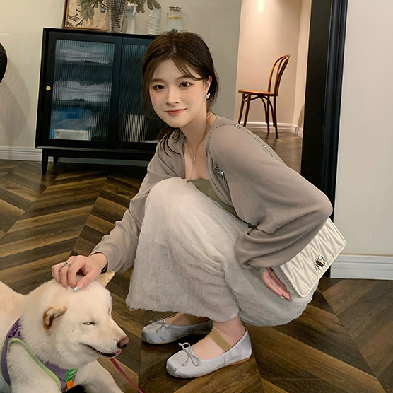 Prowow❤Giày Búp Bê Đính Nơ Phong Cách Vintage Xinh Xắn Cho Nữ