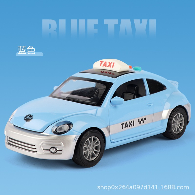Xe Taxi Đồ Chơi Điện Tử Có Nhạc Và Đèn Cho Bé Trai Và Bé Gái Tuổi1 +