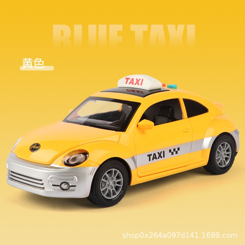 Xe Taxi Đồ Chơi Điện Tử Có Nhạc Và Đèn Cho Bé Trai Và Bé Gái Tuổi1 +