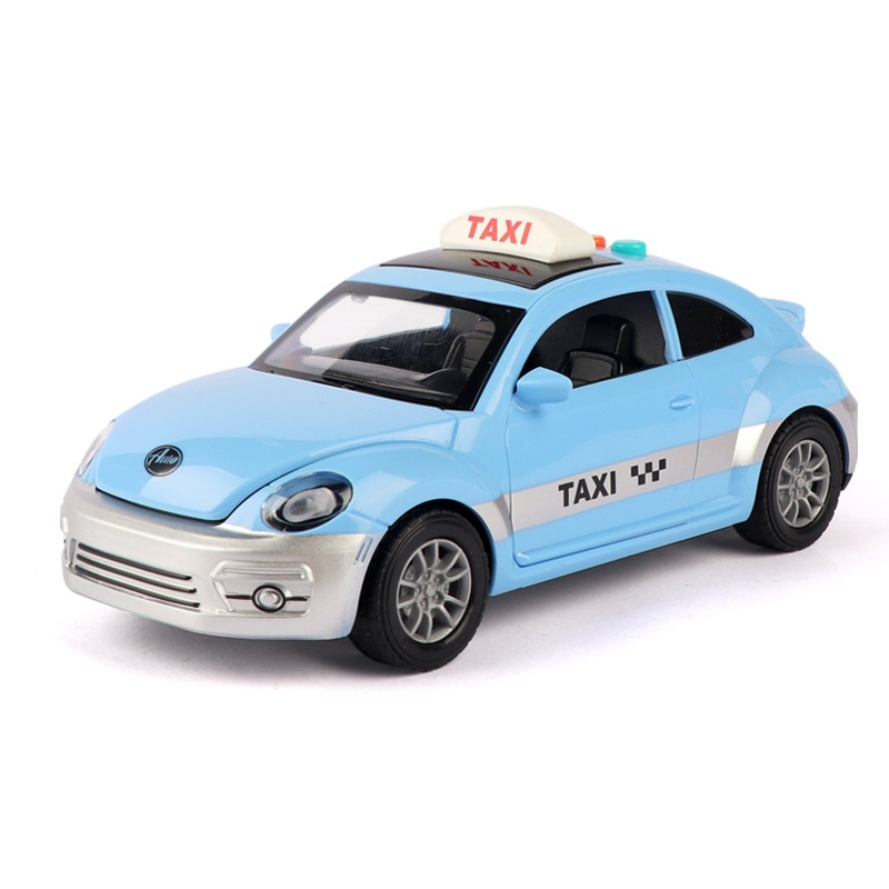 Xe Taxi Đồ Chơi Điện Tử Có Nhạc Và Đèn Cho Bé Trai Và Bé Gái Tuổi1 +