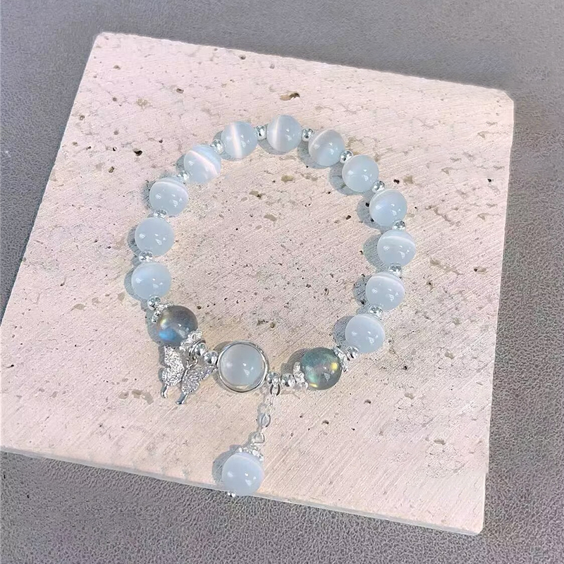 ✨✨Vòng Tay Mặt Bướm Đính Đá Opal Nhân Tạo Thời Trang