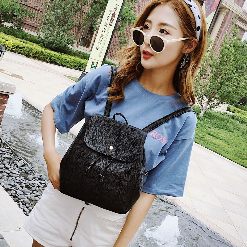 Balo mini Chất Liệu Da Cao Cấp Thời Trang Theo Phong Cách vintage Dành Cho Nữ