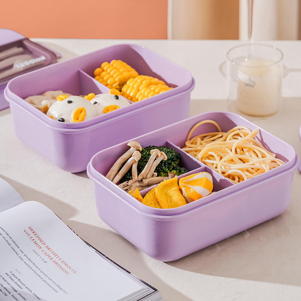 ModernHome Hộp Cơm Nhiều Ngăn Bento Di Động Thân Thiện Với Môi Trường Dành Cho Học Sinh Văn Phòng Tại Nhà