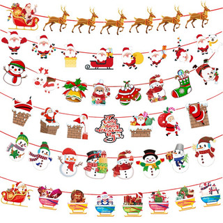 Dây Treo Trang Trí Giáng Sinh 6 Phong Cách Hình Ông Già Noel / Tuần Lộc / Vòng Chuông / Chuông Gia Vị Trang Trí Cây Thông Giáng Sinh