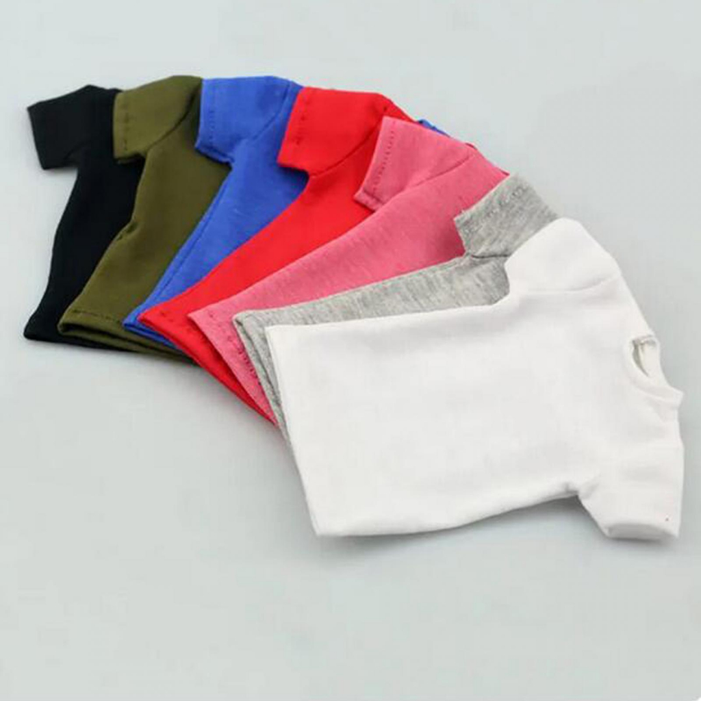 Áo Thun Tay Ngắn Dáng Rộng Thời Trang Cho Búp Bê 6 "Tỷ Lệ 1: 12