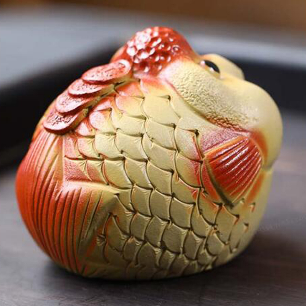 Kesoto Tượng cá sấu Trà Điêu Khắc Thú Cưng điêu khắc độc đáo trang trí nội thất/ Bàn