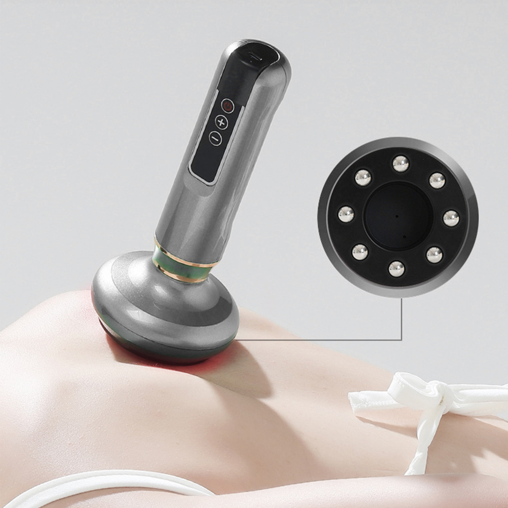 Máy massage giác hơi cầm tay - Máy Mát Xa Giác Hơi Bằng Điện 6 Cấp Độ Có Màn Hình LED