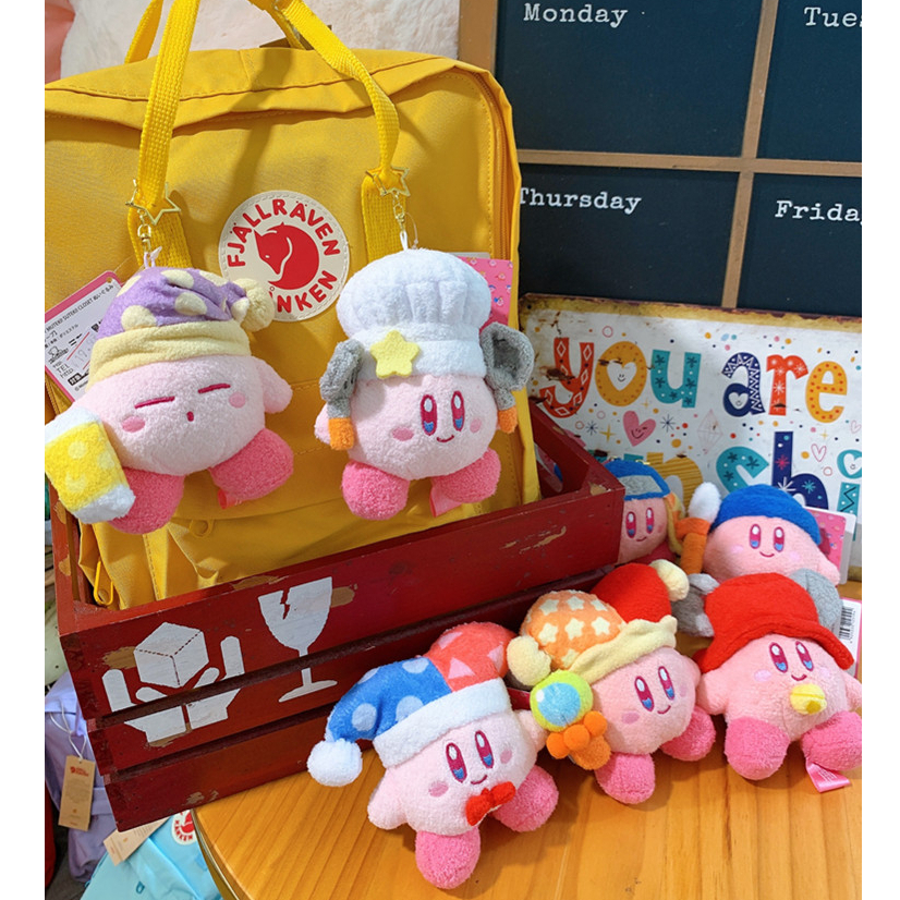 Móc Khóa Hình Ngôi Sao Kirby Nhồi Bông Đáng Yêu