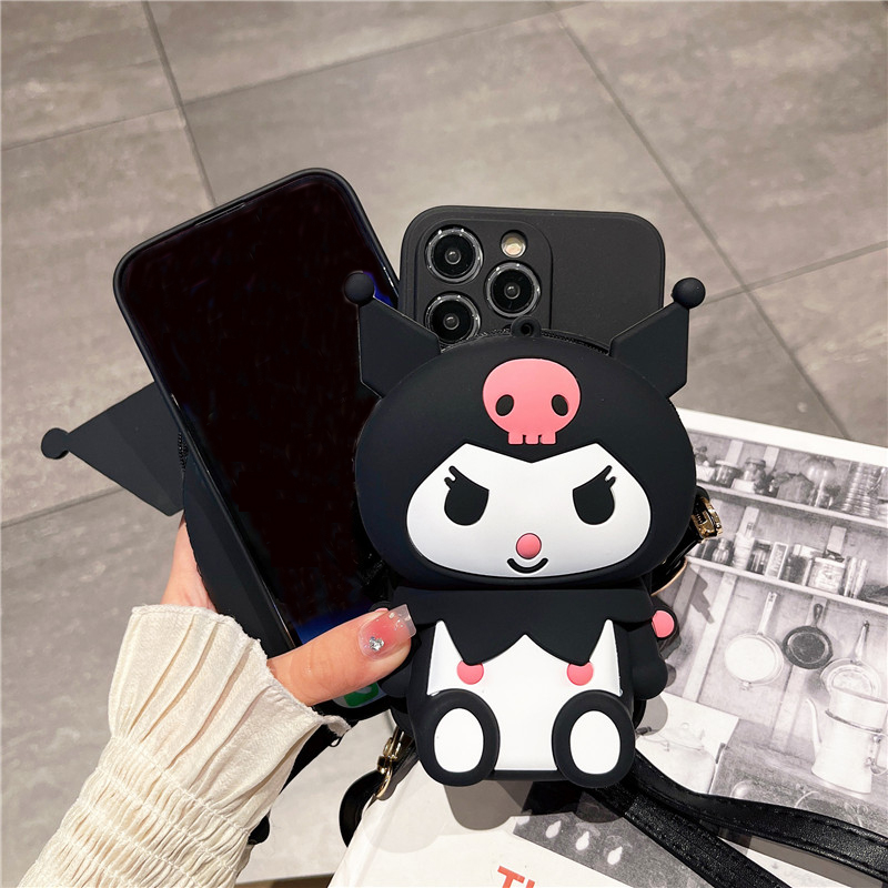 Ốp Điện Thoại Mềm Dạng Ví Họa Tiết Kuroni Cho Samsung A13 A14 A12 A23 A52 A32 A50S A30S A22 5G A71 A51 A14 A04S A34 A54