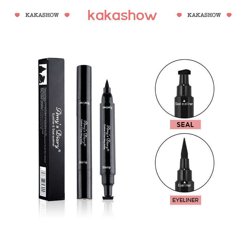Kakashow Bút Kẻ Mắt 2 Trong 1 Chống Thấm Nước Lâu Trôi Cao Cấp Lâu Trôi Nhanh Khô Chống Thấm A608