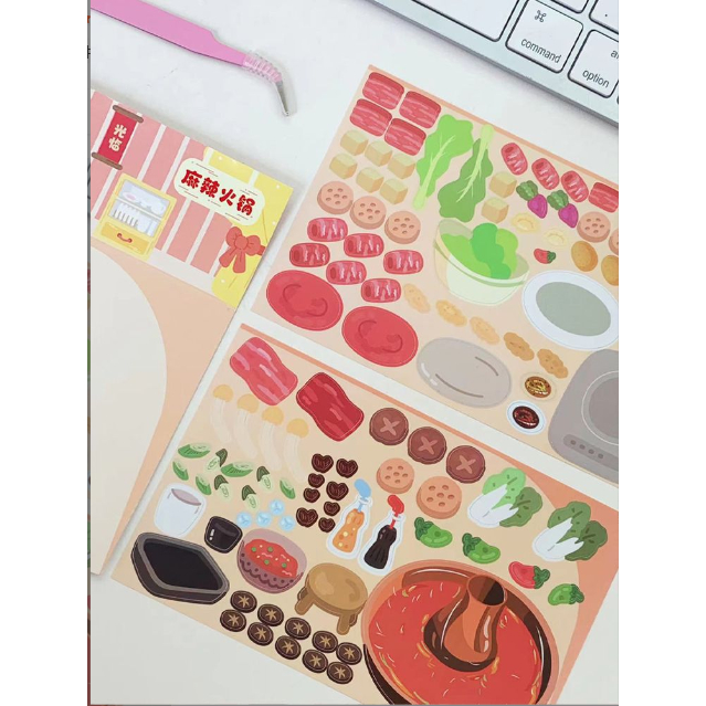 Sticker Goo Dán Trang Trí Dễ Thương Cho Bé Gái