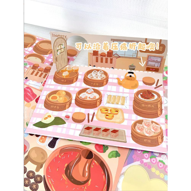 Sticker Goo Dán Trang Trí Dễ Thương Cho Bé Gái