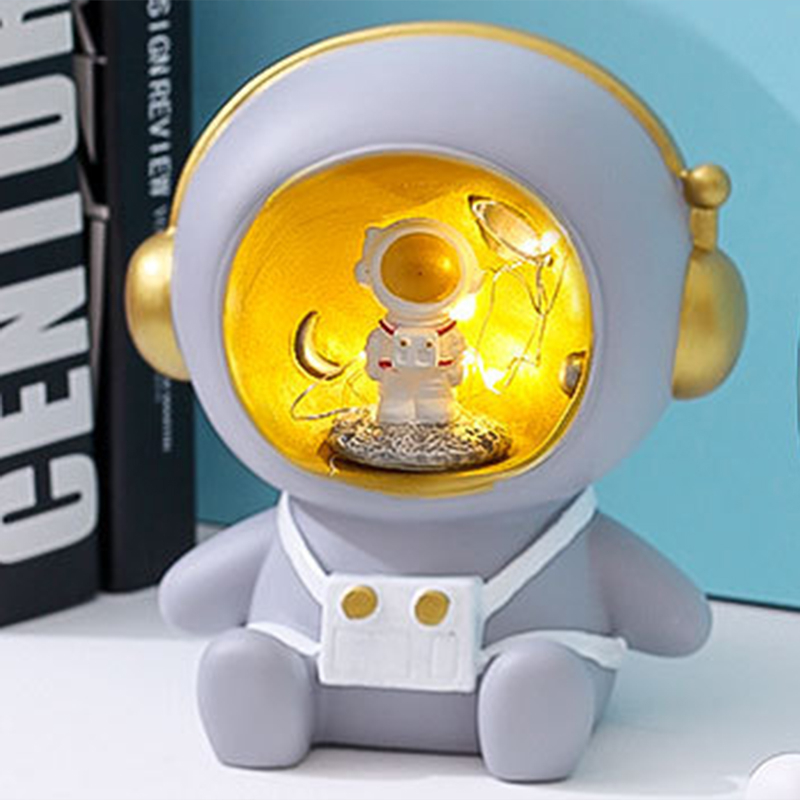 * Đèn ngủ, đèn trang trí phi hành gia siêu đáng yêu Ống bỏ tiết kiệm Gonaments O.
