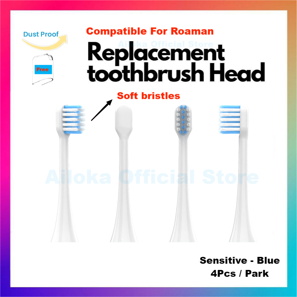 20 cái - Bàn Chải Đánh Răng Điện Cho Romaman t3 / t5 / t6 / t10s / e7 / s3 / t20 / p6