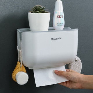 Hộp đựng khăn giấy vệ sinh cuộn hộp giấy phòng tắm nhà vệ sinh không đục lỗ chống nước hộp đựng đồ treo tường